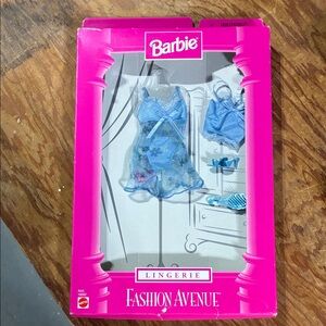 Barbie Fashion Avenue Blue Lingerie Set